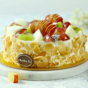 Eggless Fruit Cake 