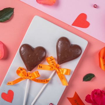 Milk Chocolate Heart Lollipop