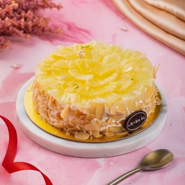 Eggless Pineapple Cake