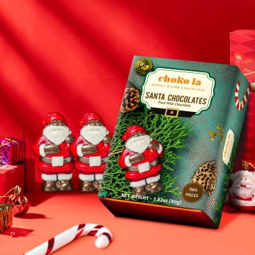 santa theme chocolate
