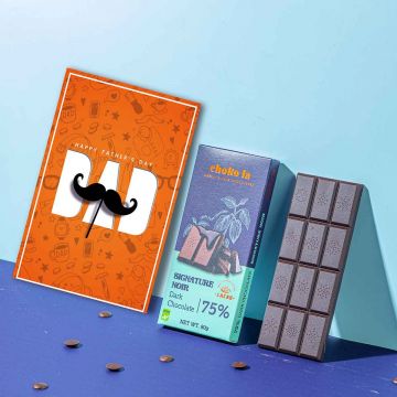 Signature dark chocolate bar
