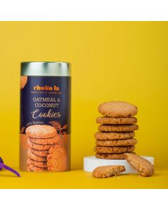 Choko la Coconut & Oat Cookies