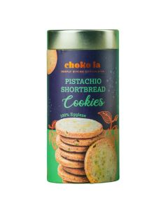 Choko la Pistachio Shortbread Cookies