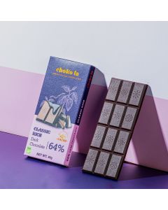 rich dark chocolate bar
