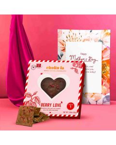 chokola berry love raspberry bits 35% milk mother's day chocolate