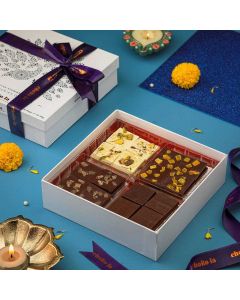Indian-inspired chocolates in Festive Stories hamper	