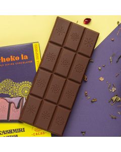 Choko la Kashmiri Kahwa 55% Dark Chocolate Bar