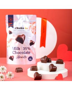 35% Milk chocolate Hearts