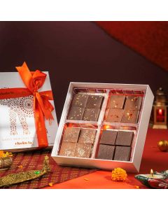 Chocolates inspired by Indian flavors in Sweet Memories hamper	