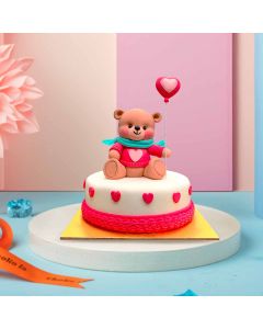 Choko La Greeting Teddy Cake