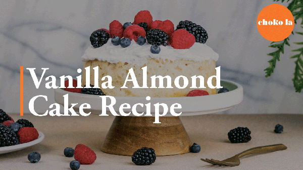 Make your own Vanilla Almond Cake Recipe
